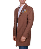 Cappotto uomo monopetto con taschino Made in Italy