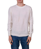 Maglia uomo girocollo a nido d’ape in maglia rasata con lavorazione strutturata