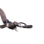 Bretelle uomo elasticizzate puntinate con clip in metallo e bottoni in pelle