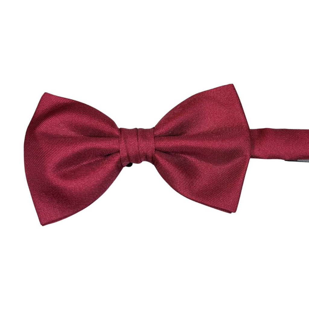 Papillon in pura seta con finitura sartoriale e lavorazione artigianale italiana