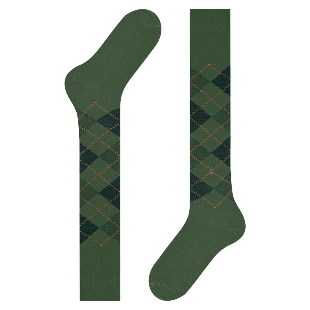 Calzini lunghi rombi Burlington Preston