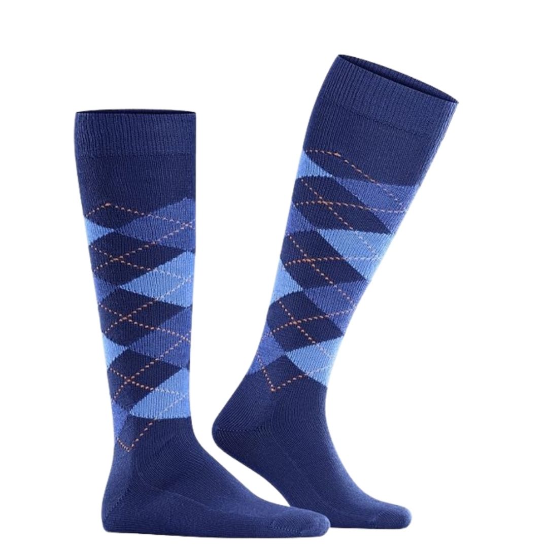 Calzini lunghi rombi Burlington Preston