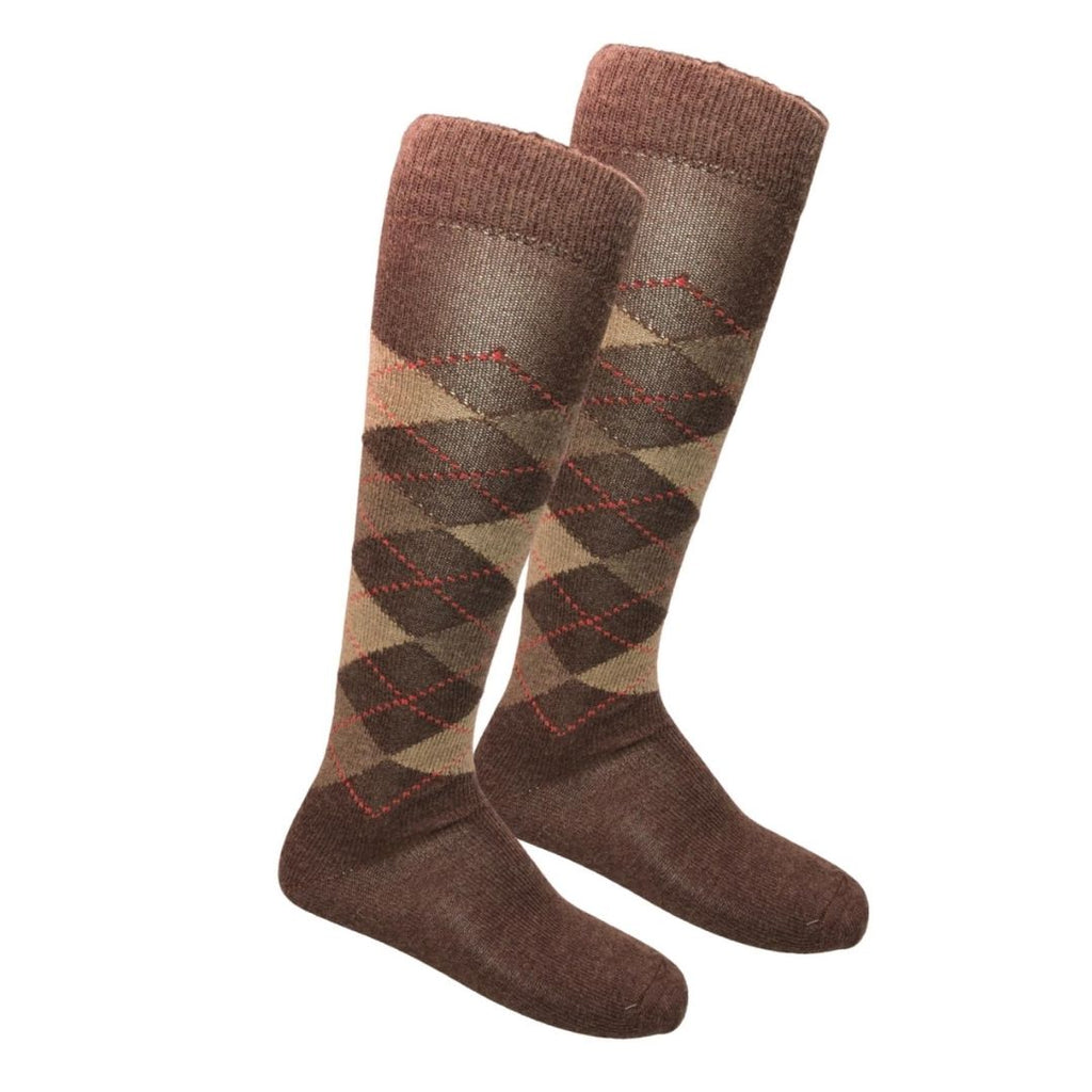 Calzini lunghi rombi Burlington Preston