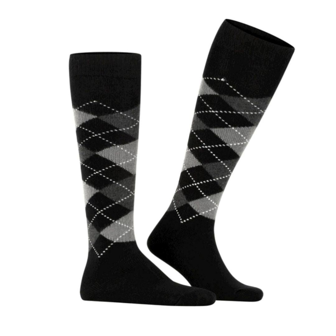 Calzini lunghi rombi Burlington Preston