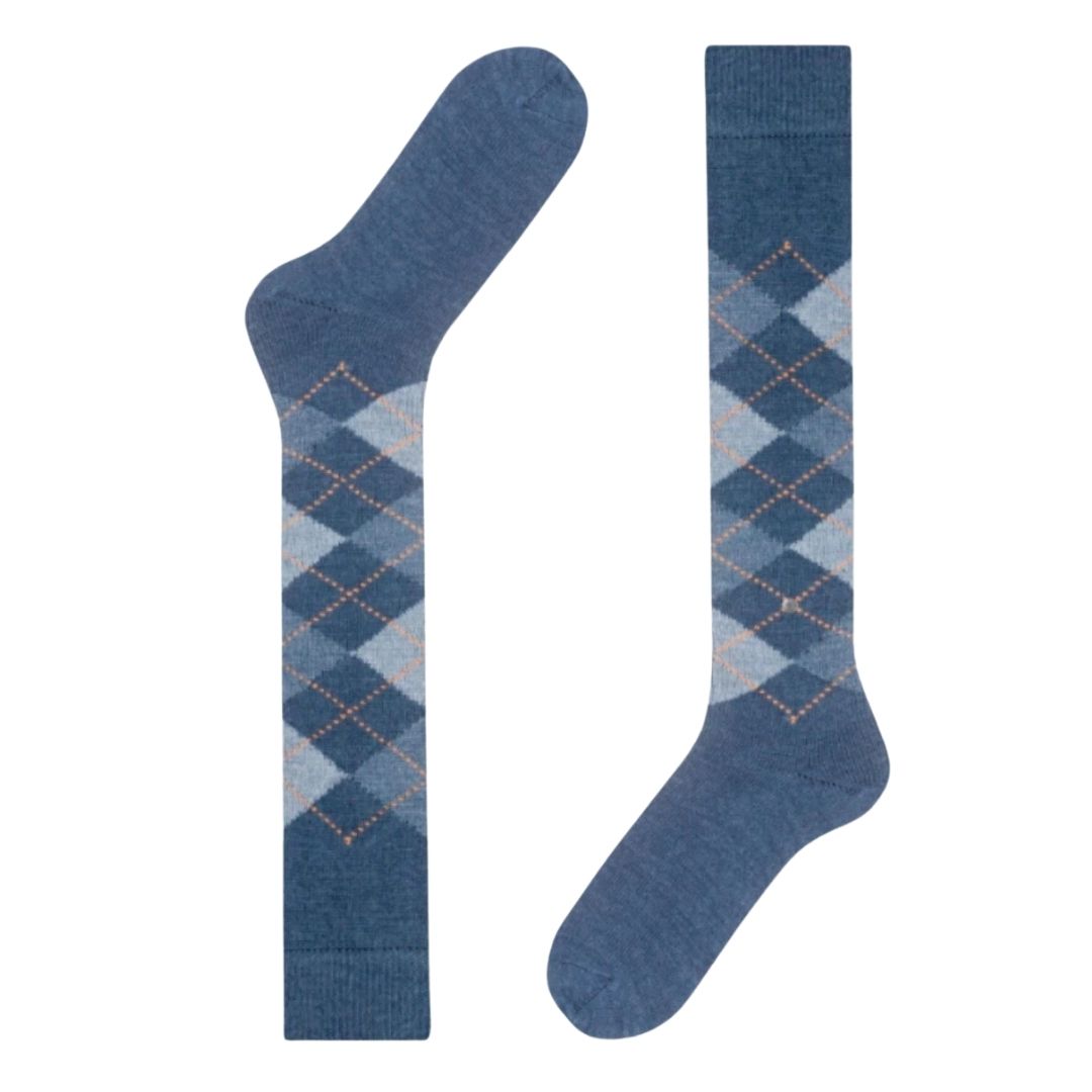 Calzini lunghi rombi Burlington Preston