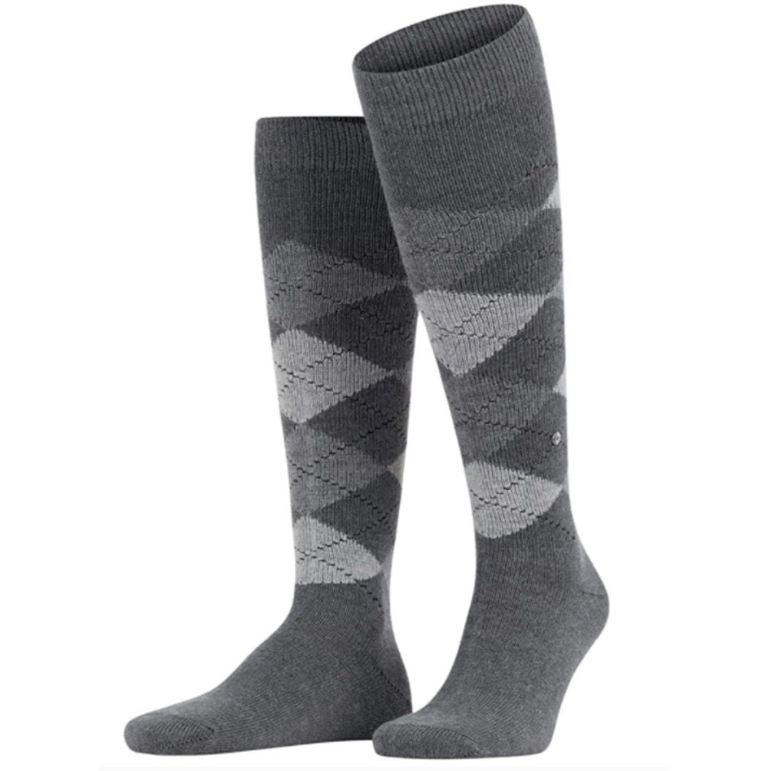 Calzini lunghi rombi Burlington Preston