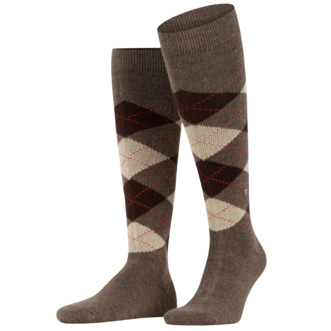 Calzini lunghi rombi Burlington Preston