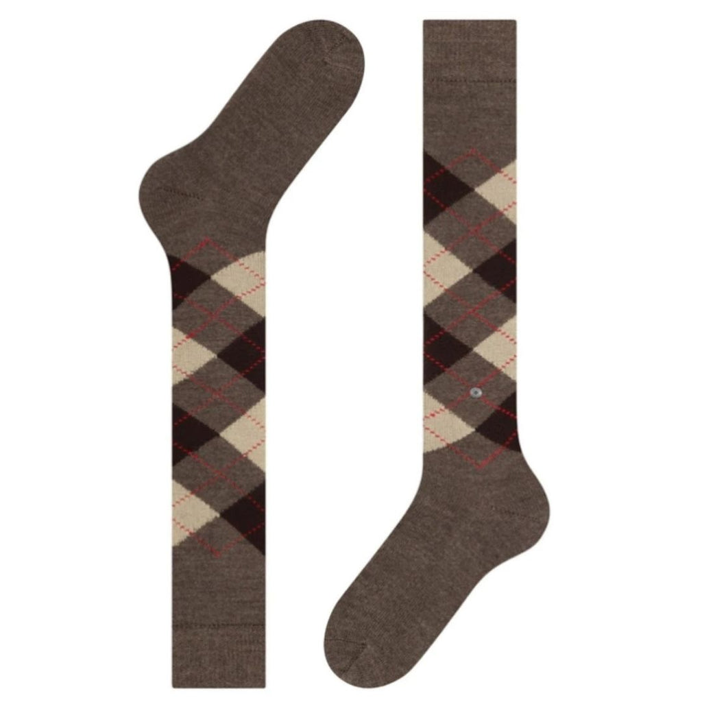 Calzini lunghi rombi Burlington Preston