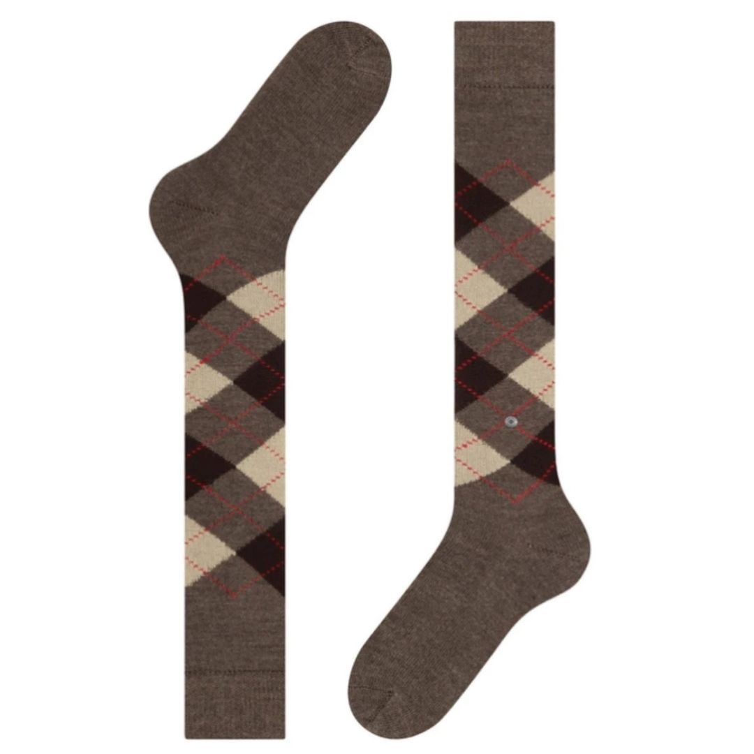 Calzini lunghi rombi Burlington Preston