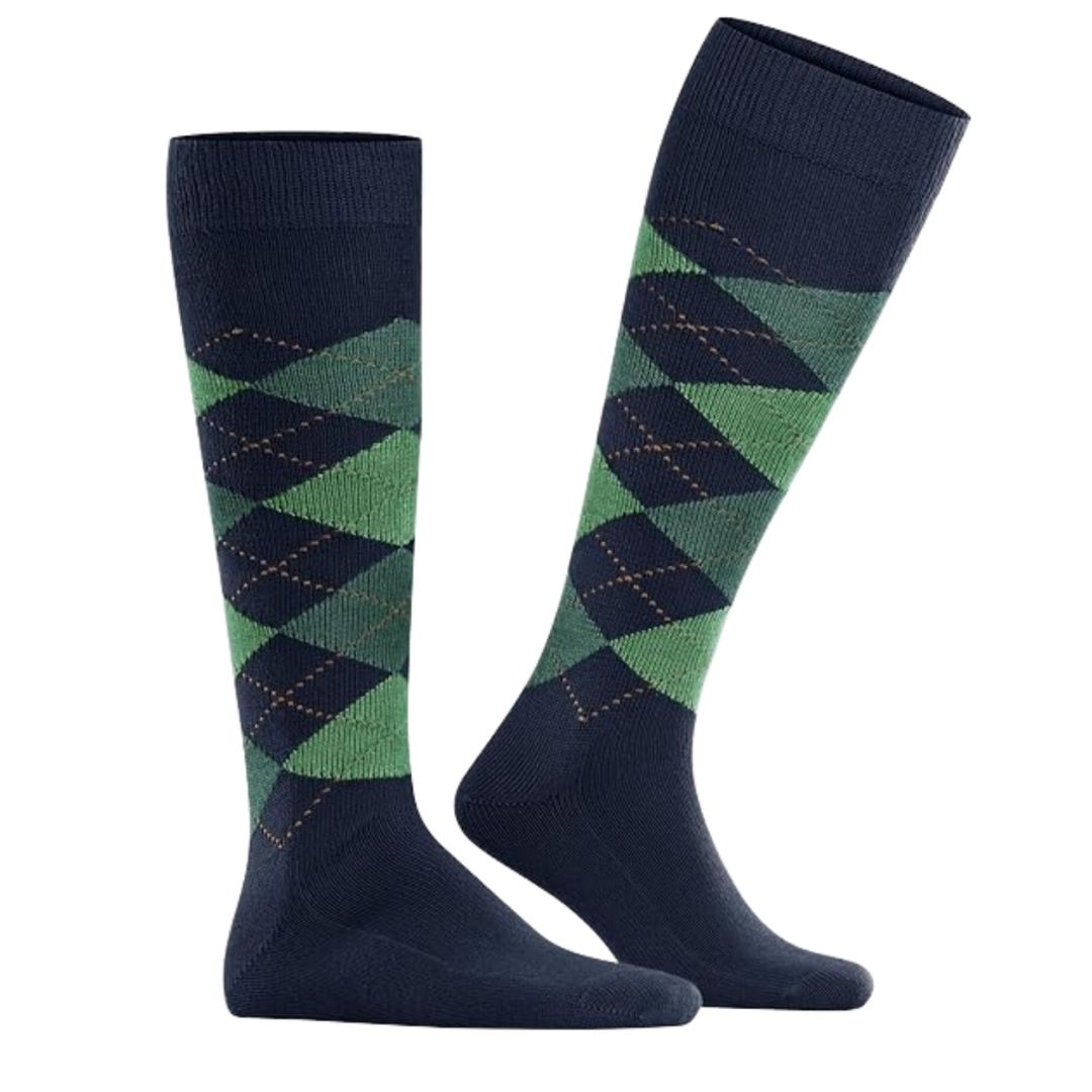 Calzini lunghi rombi Burlington Preston