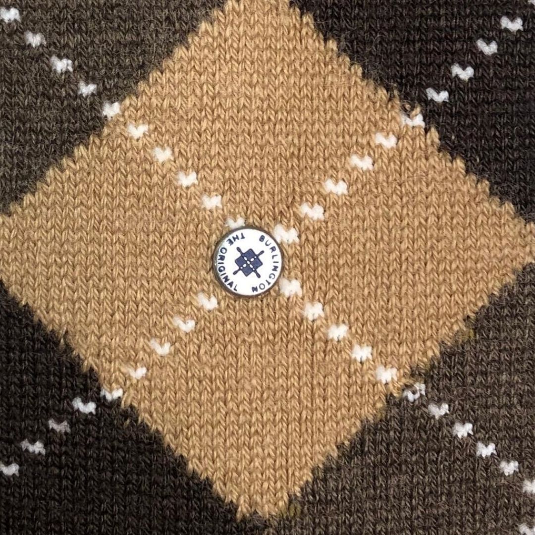 Calzini lunghi rombi Burlington Preston