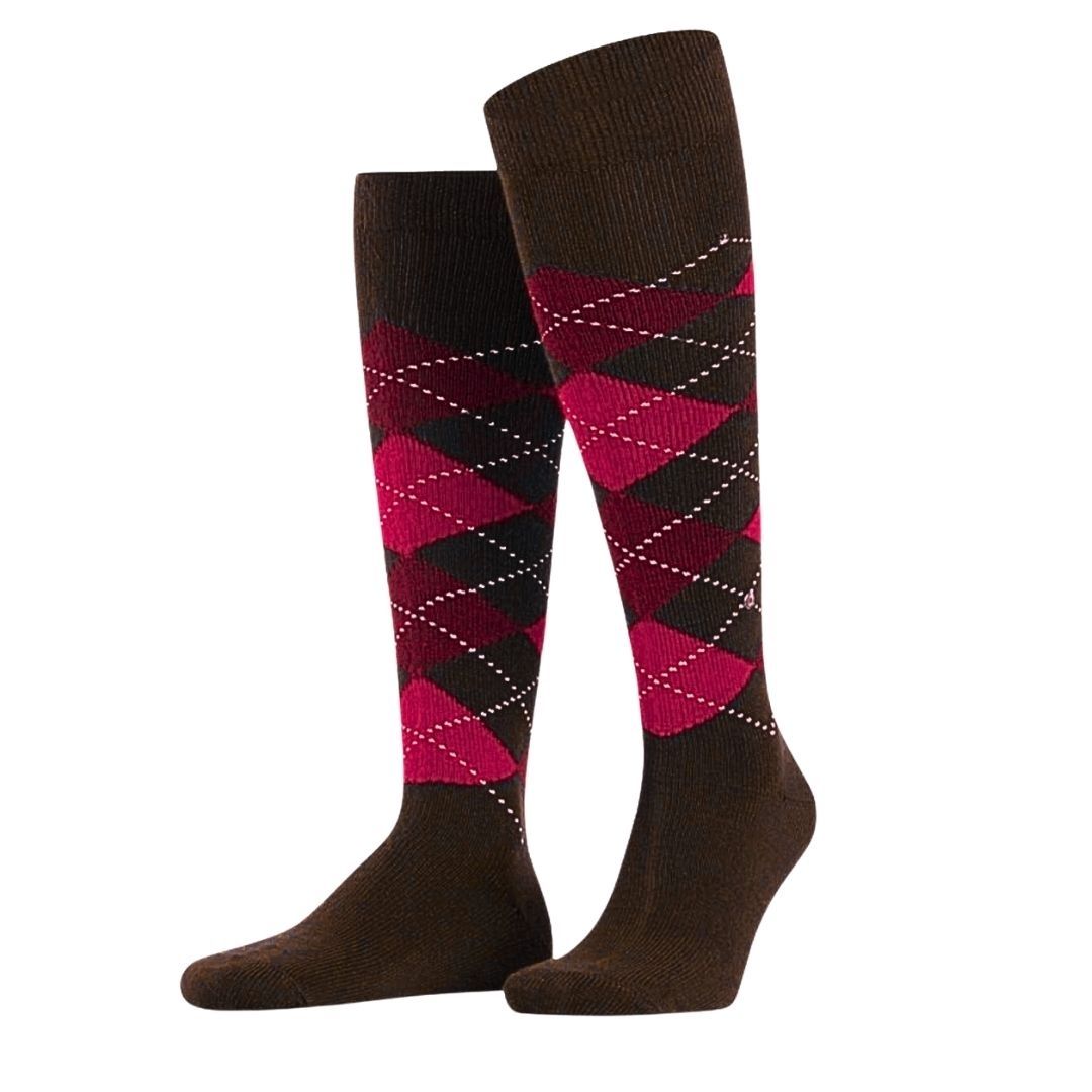 Calzini lunghi rombi Burlington Preston