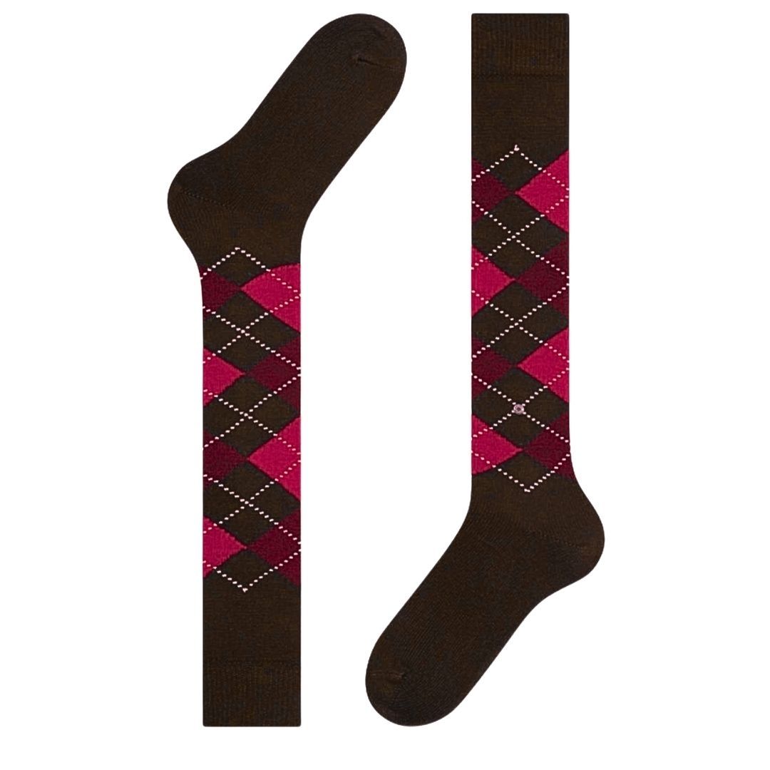 Calzini lunghi rombi Burlington Preston