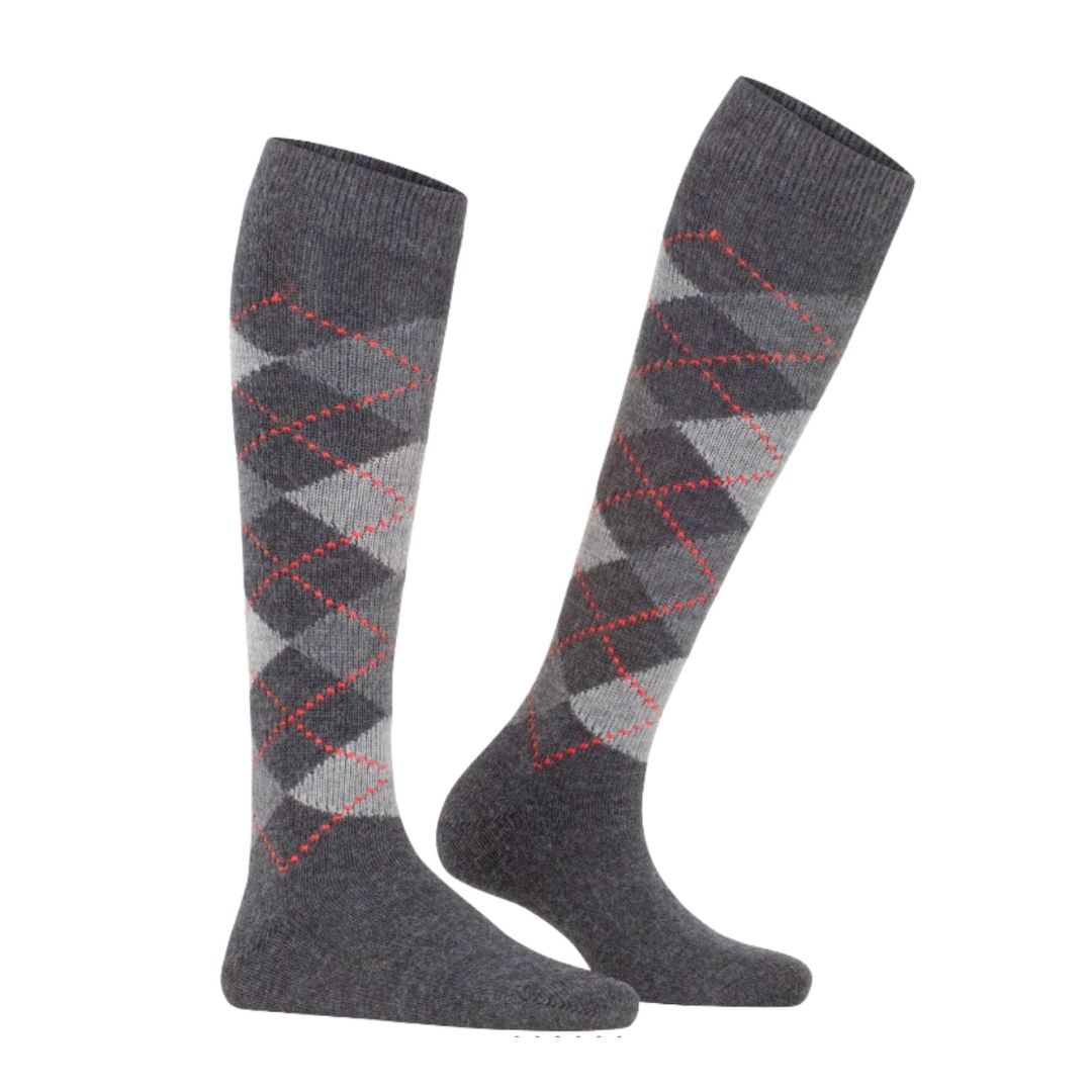 Calzini lunghi rombi Burlington Preston