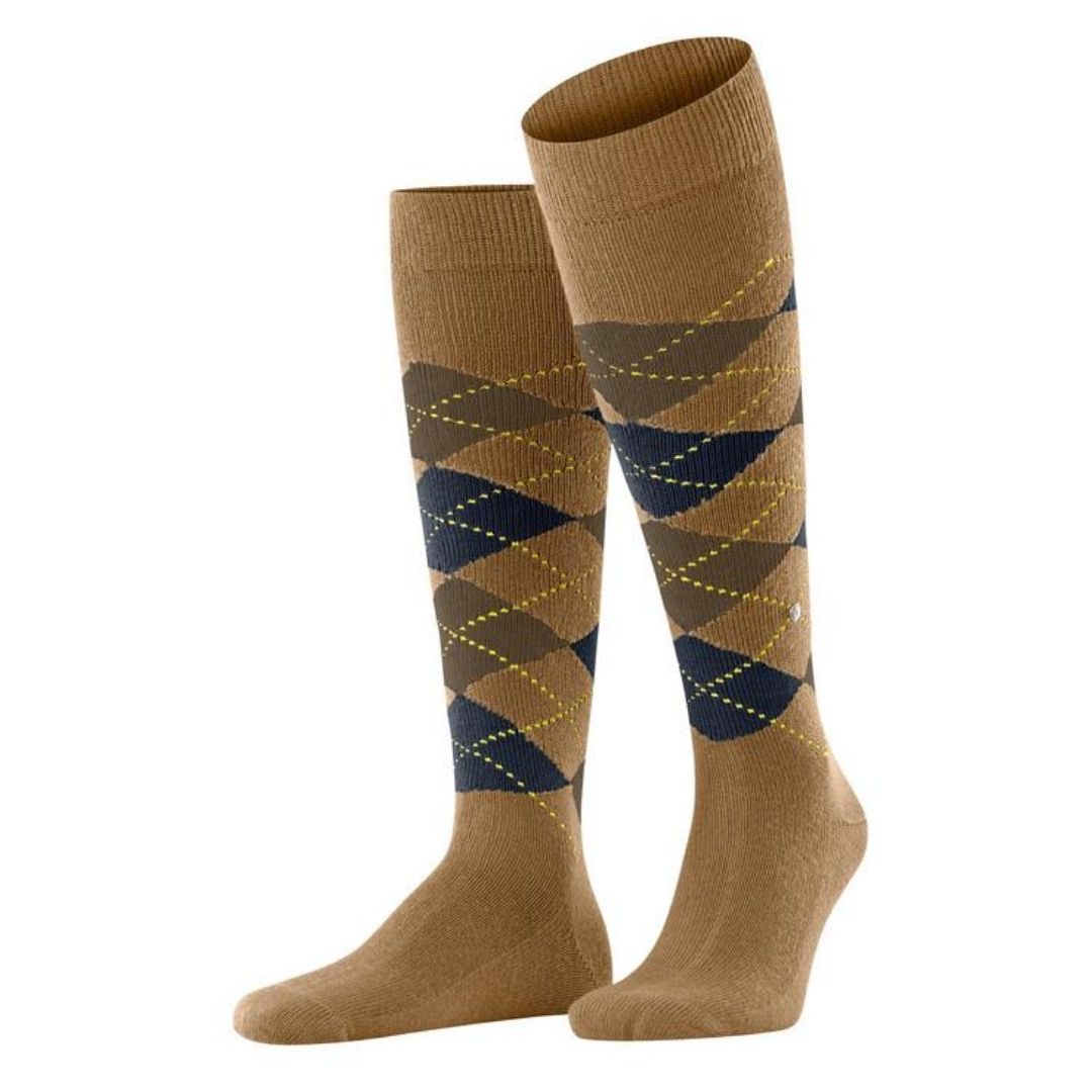 Calzini lunghi rombi Burlington Preston