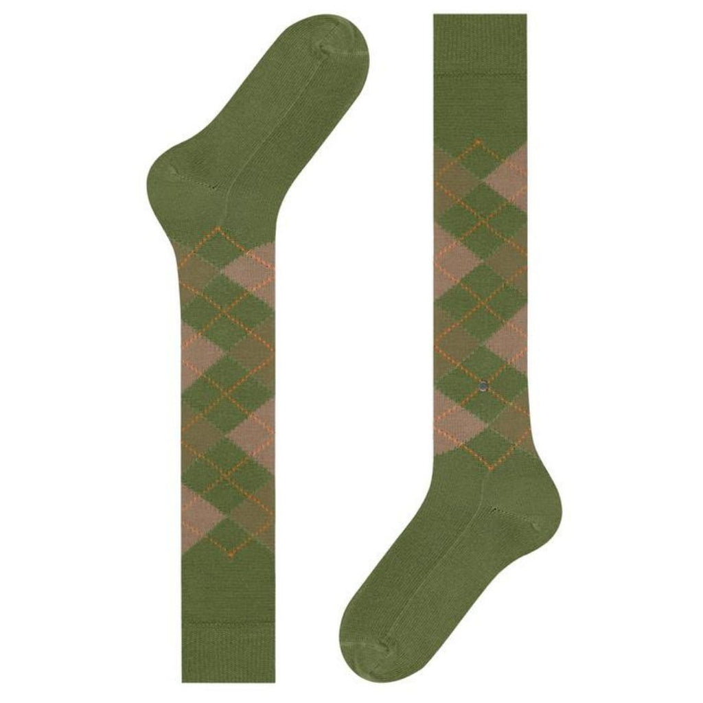 Calzini lunghi rombi Burlington Preston