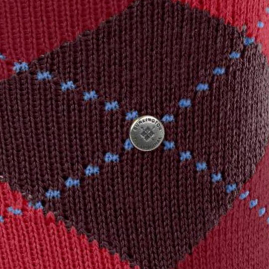 Calzini lunghi rombi Burlington Preston