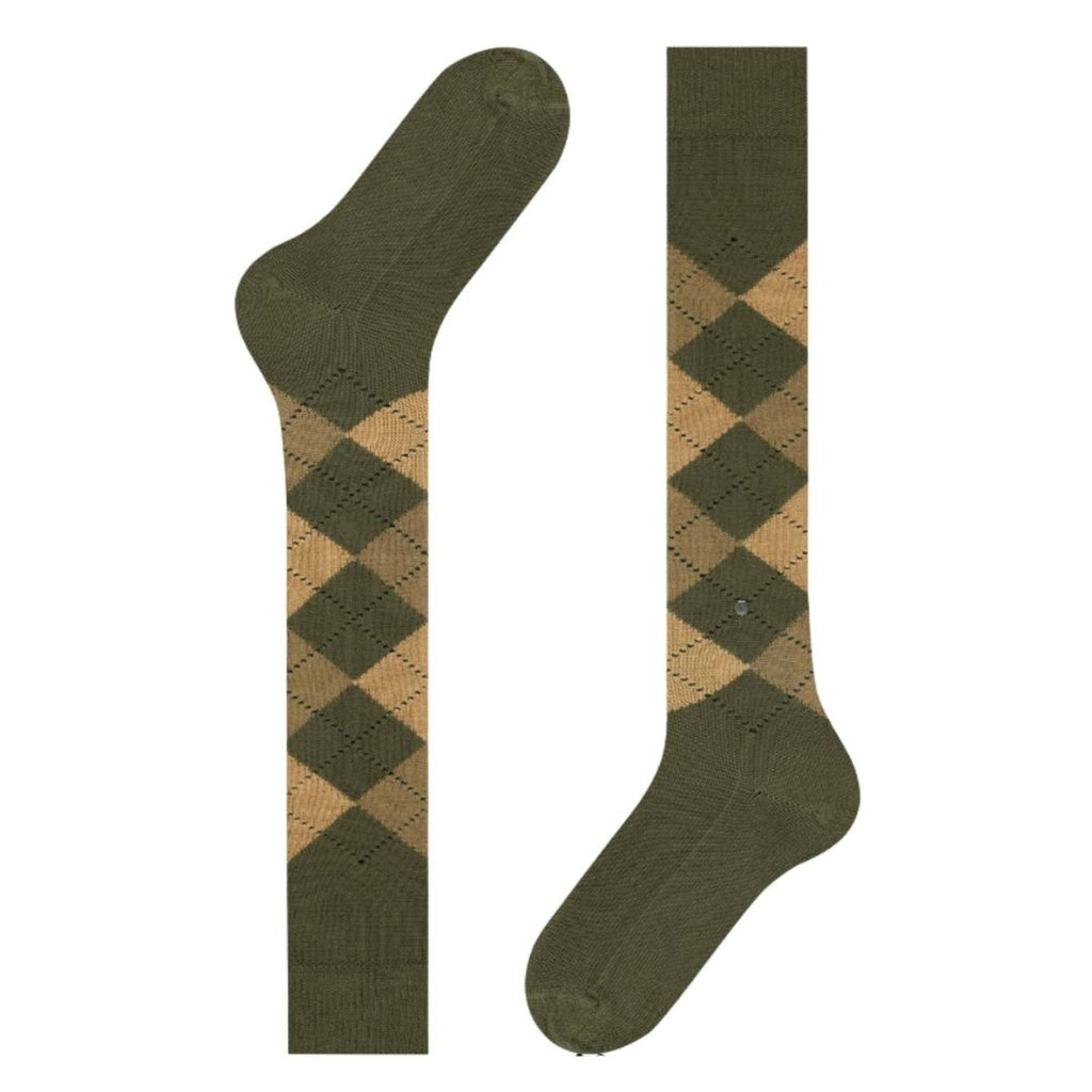 Calzini lunghi rombi Burlington Preston