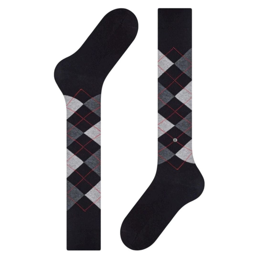 Calzini lunghi rombi Burlington Manchester