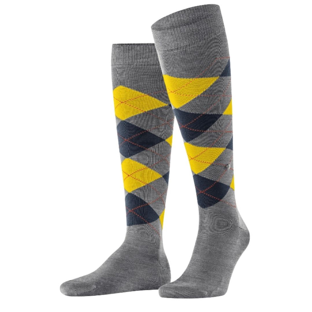 Calzini lunghi rombi Burlington Manchester