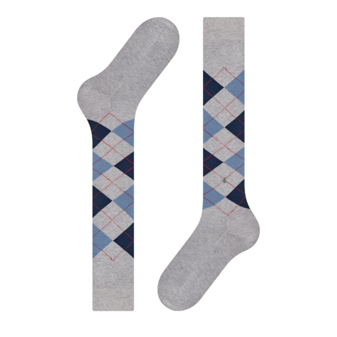 Calzini lunghi rombi Burlington Manchester