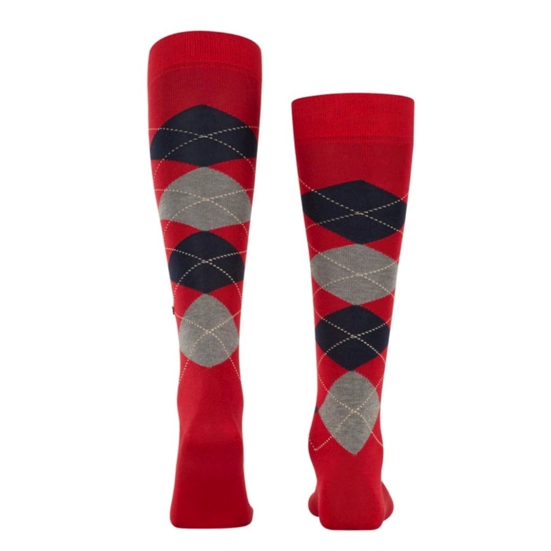 Calzini lunghi rombi Burlington Manchester
