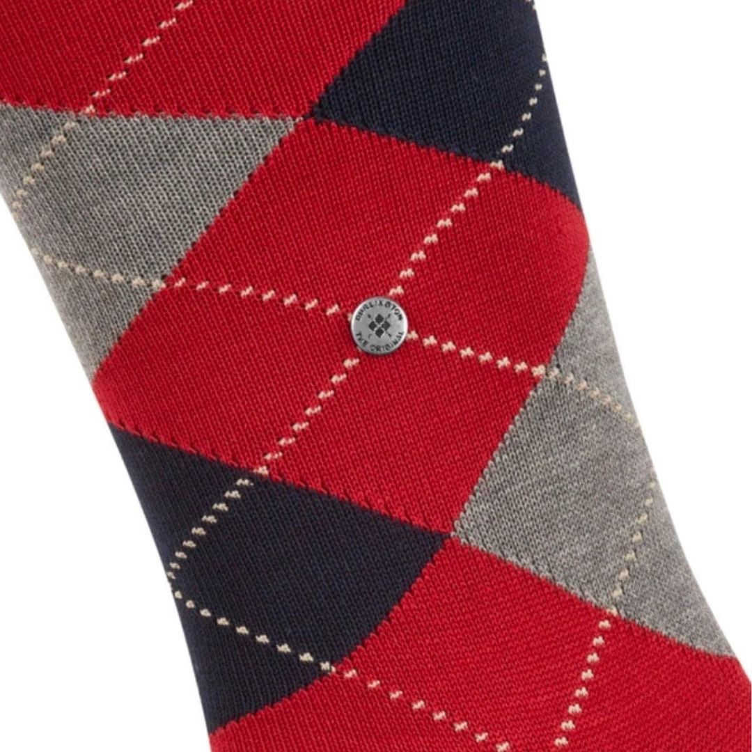 Calzini lunghi rombi Burlington Manchester