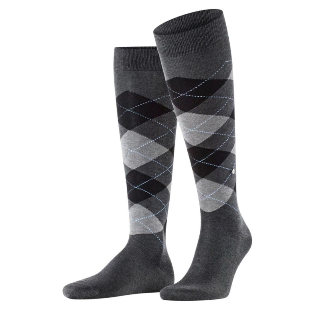 Calzini lunghi rombi Burlington Manchester