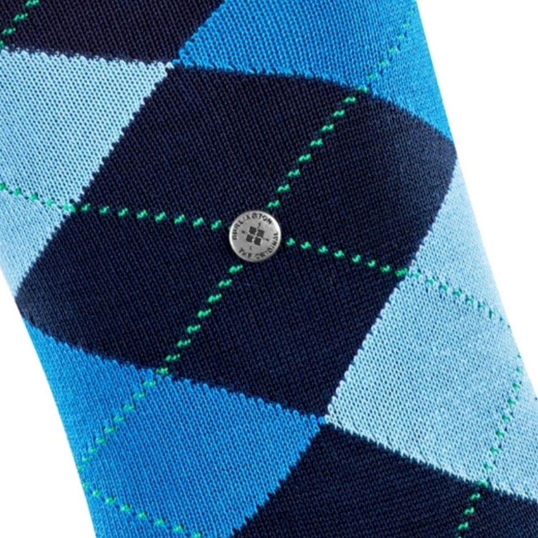 Calzini lunghi rombi Burlington Manchester