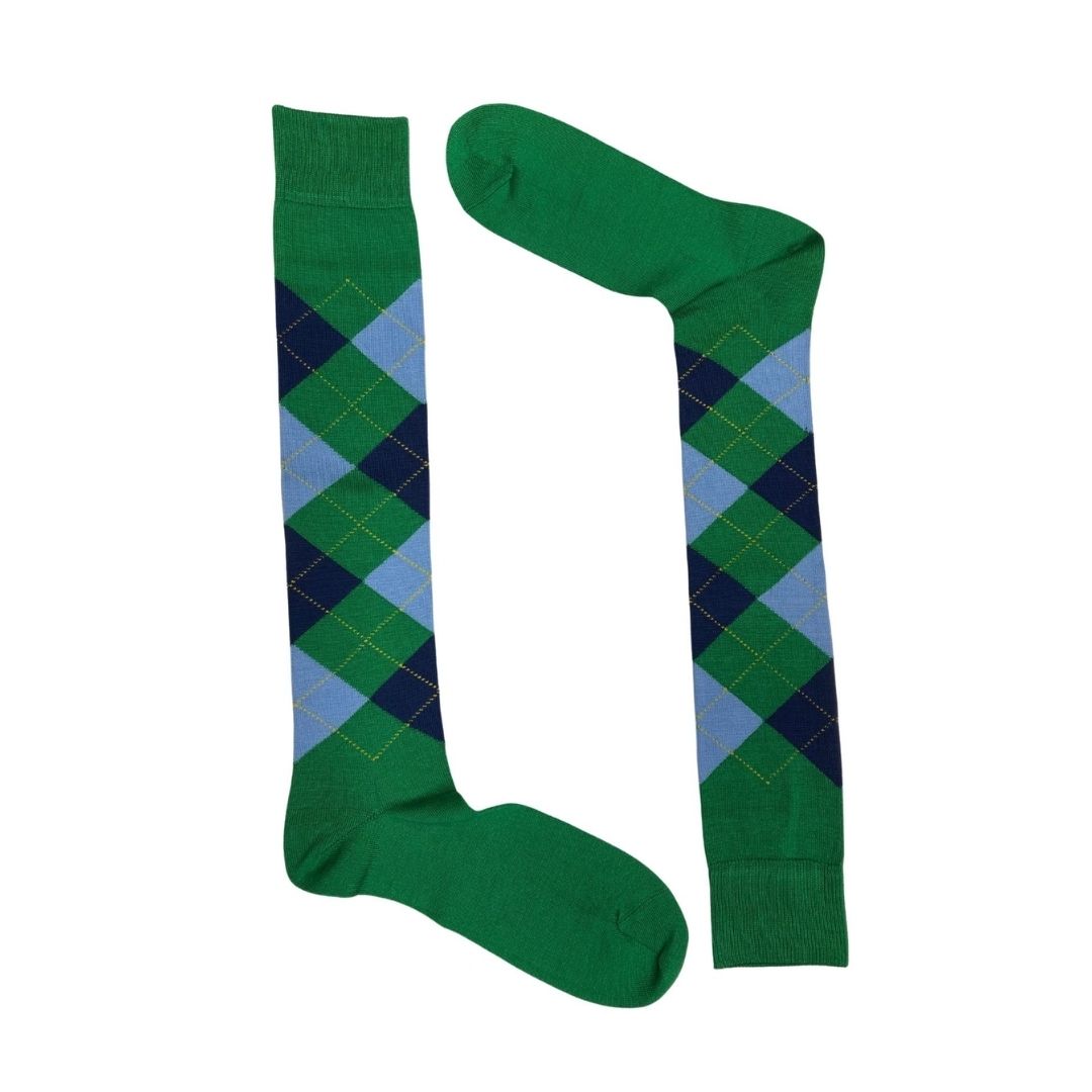 Calzini lunghi rombi Burlington Manchester