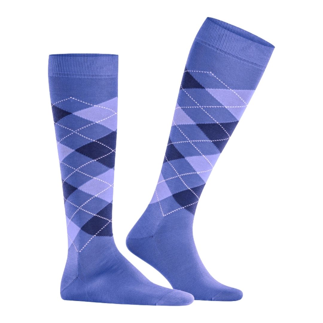 Calzini lunghi rombi Burlington Manchester