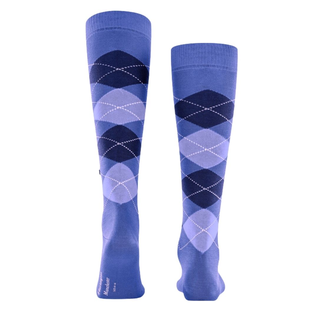 Calzini lunghi rombi Burlington Manchester