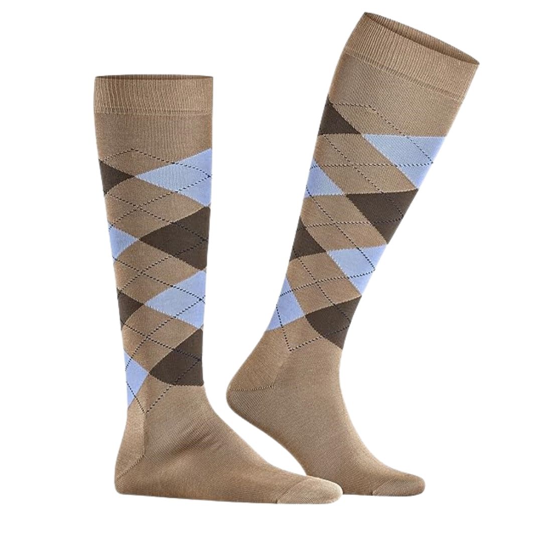 Calzini lunghi rombi Burlington Manchester