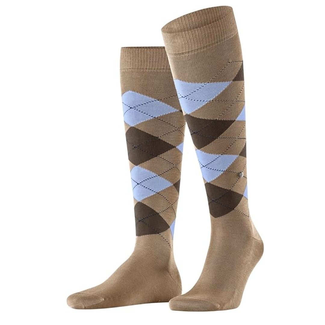 Calzini lunghi rombi Burlington Manchester