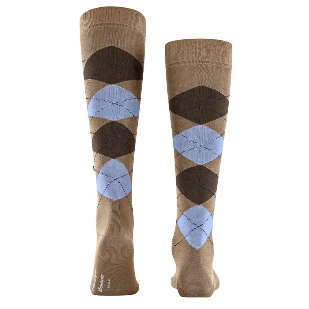 Calzini lunghi rombi Burlington Manchester