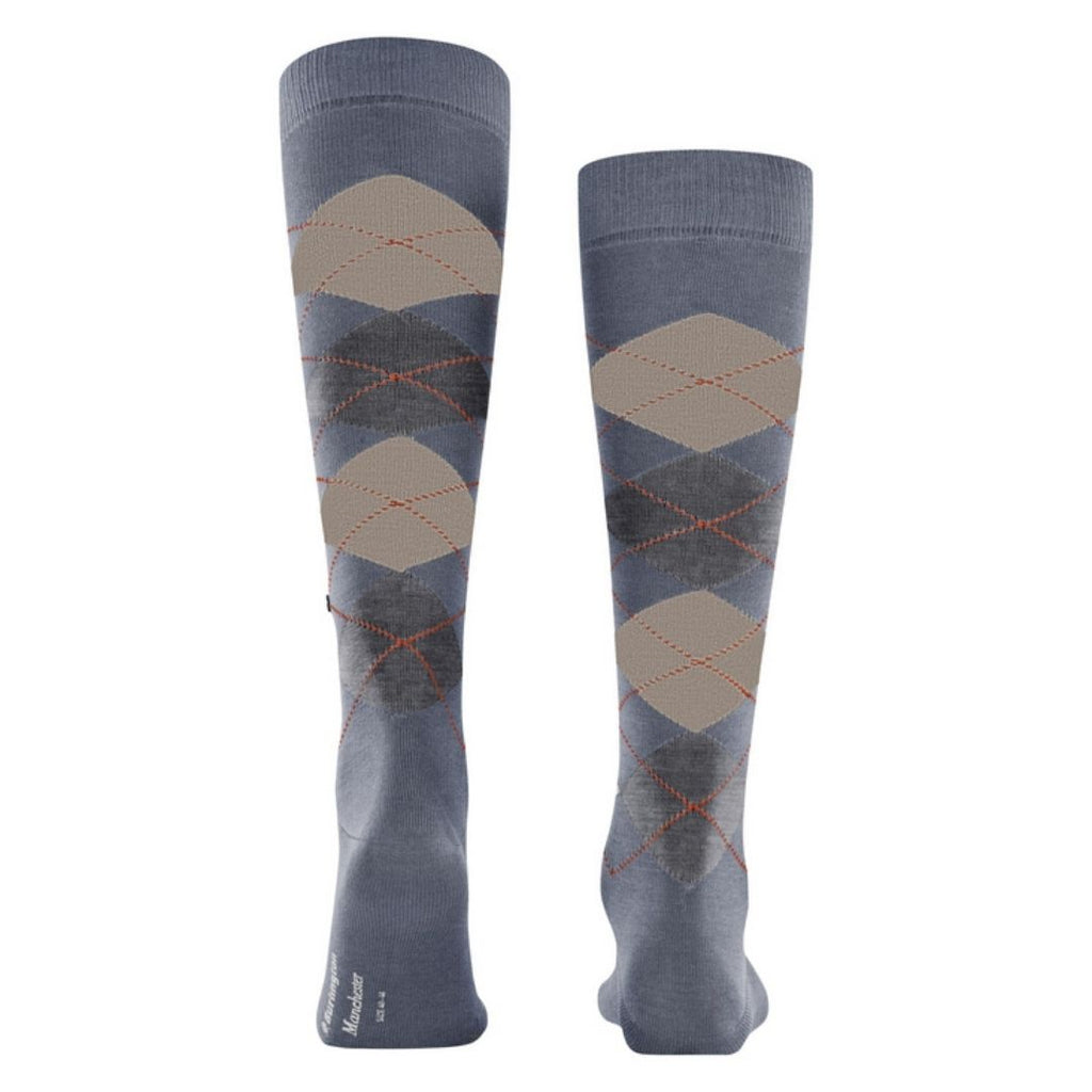 Calzini lunghi rombi Burlington Manchester