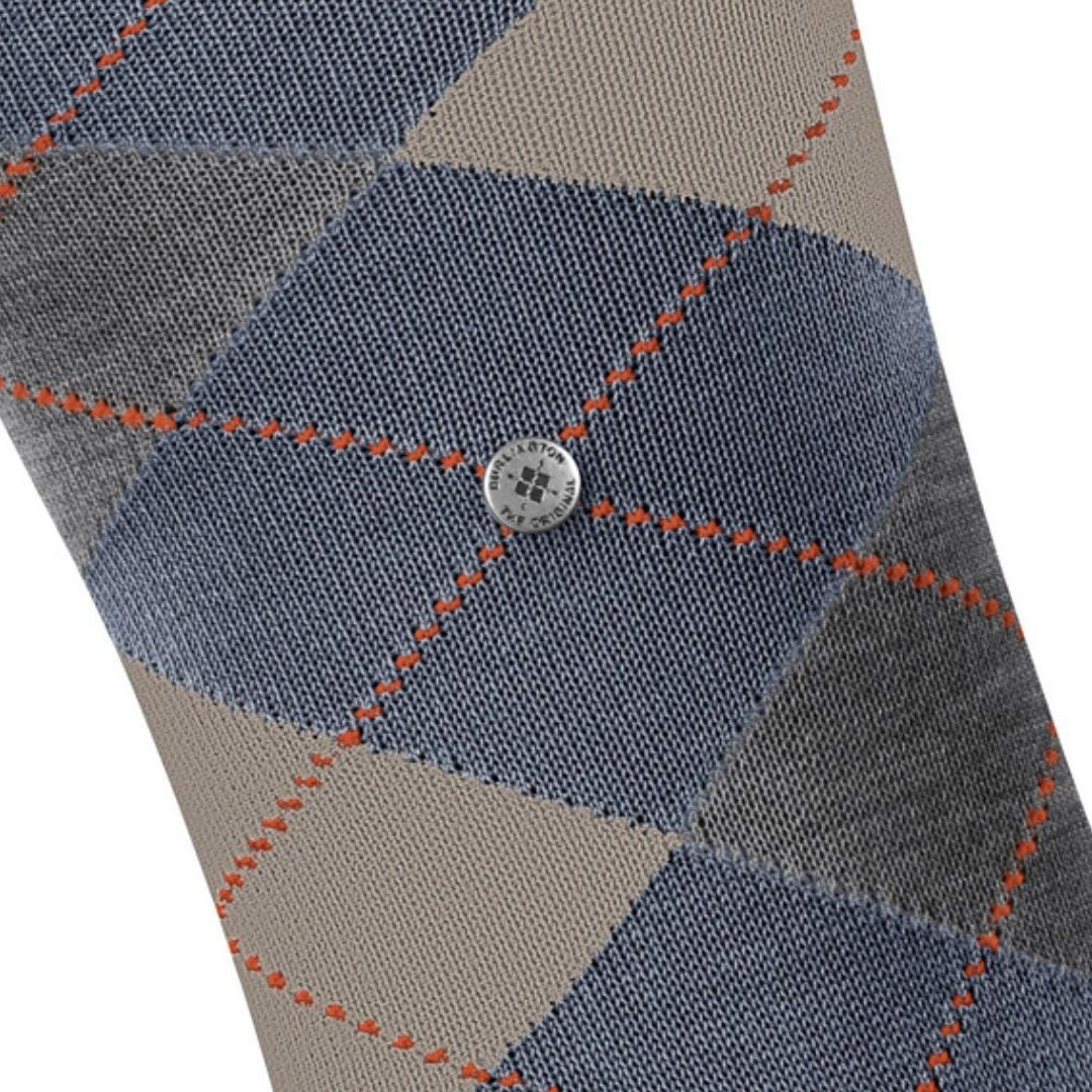 Calzini lunghi rombi Burlington Manchester