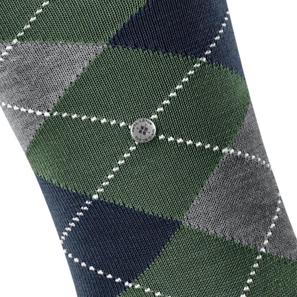 Calzini lunghi rombi Burlington Manchester