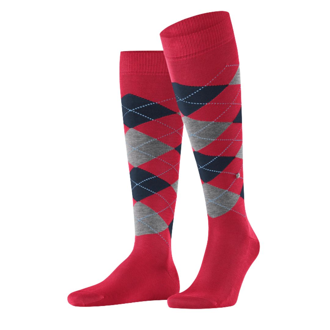 Calzini lunghi rombi Burlington Manchester