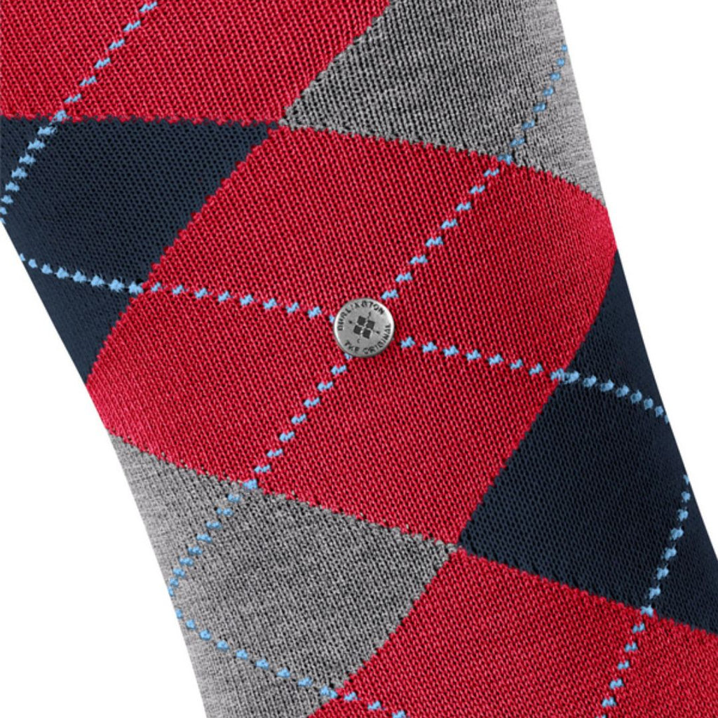 Calzini lunghi rombi Burlington Manchester