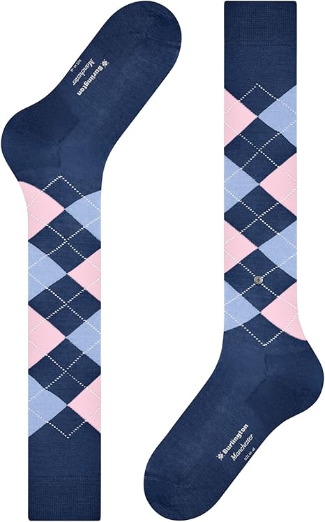 Calzini lunghi rombi Burlington Manchester