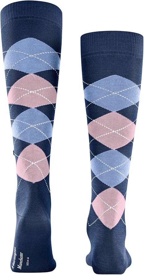 Calzini lunghi rombi Burlington Manchester