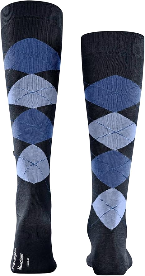 Calzini lunghi rombi Burlington Manchester