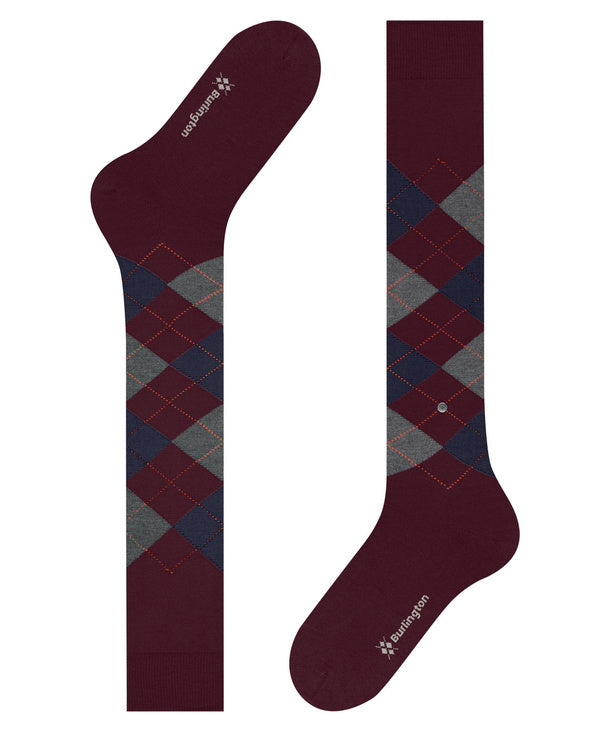 Calzini lunghi rombo Edinburgh gambaletto Burlington