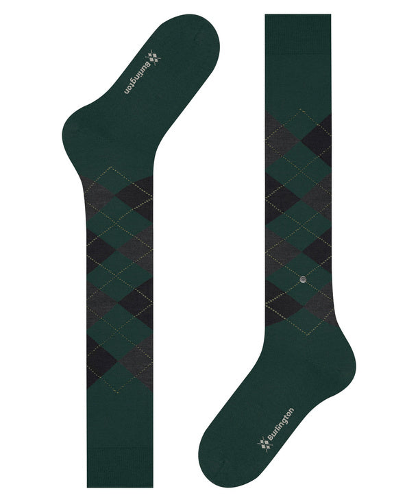 Calzini lunghi rombo Edinburgh gambaletto Burlington