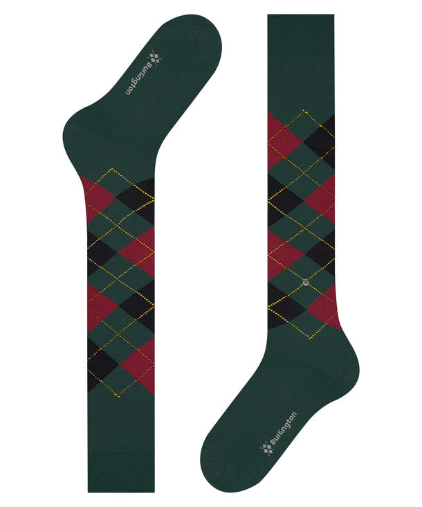 Calzini lunghi rombo Edinburgh gambaletto Burlington