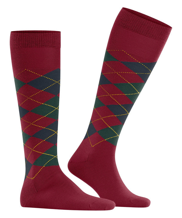 Calzini lunghi rombo Edinburgh gambaletto Burlington