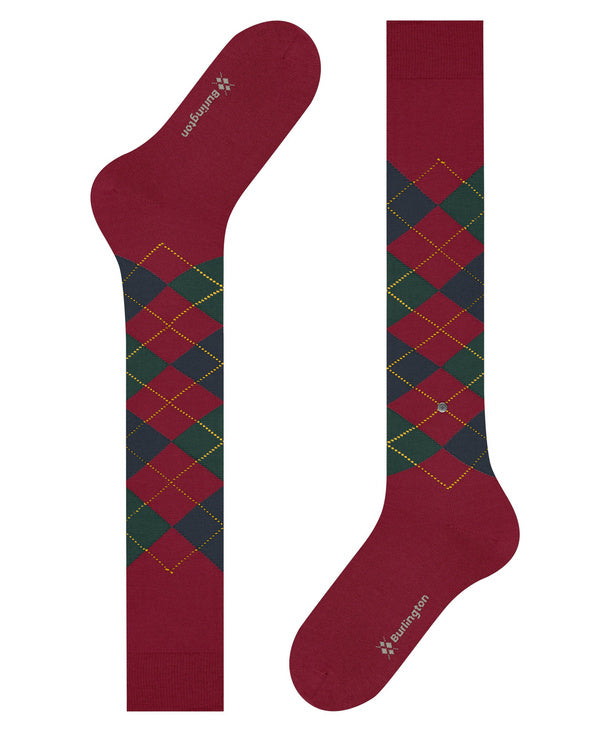 Calzini lunghi rombo Edinburgh gambaletto Burlington