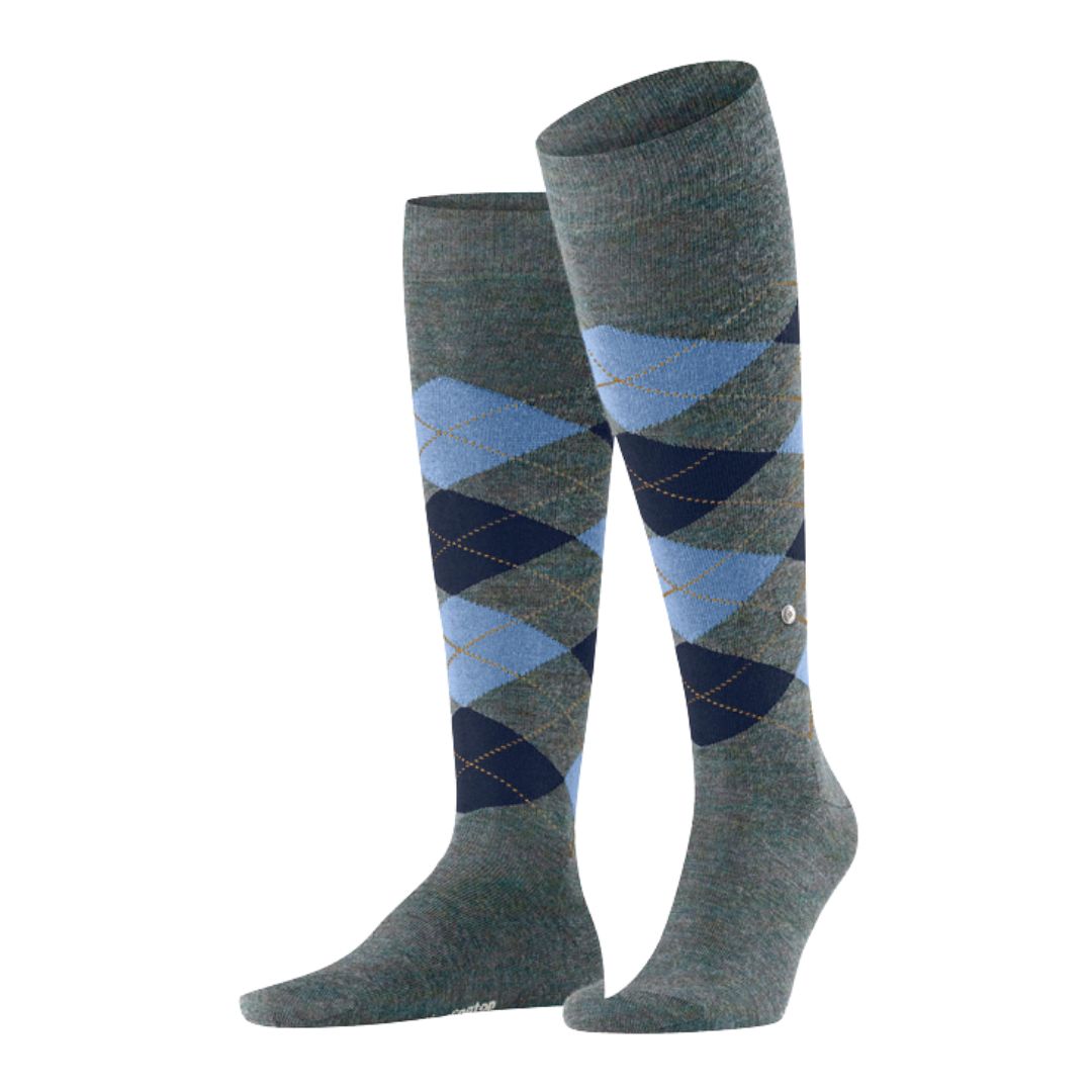 Calzini lunghi Burlington Edinburg Melange gambaletto