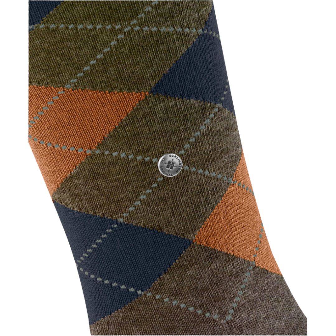 Calzini lunghi Burlington Edinburg Melange gambaletto